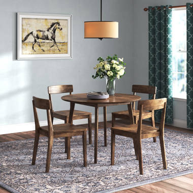 Carlsen 5 piece discount solid wood dining set